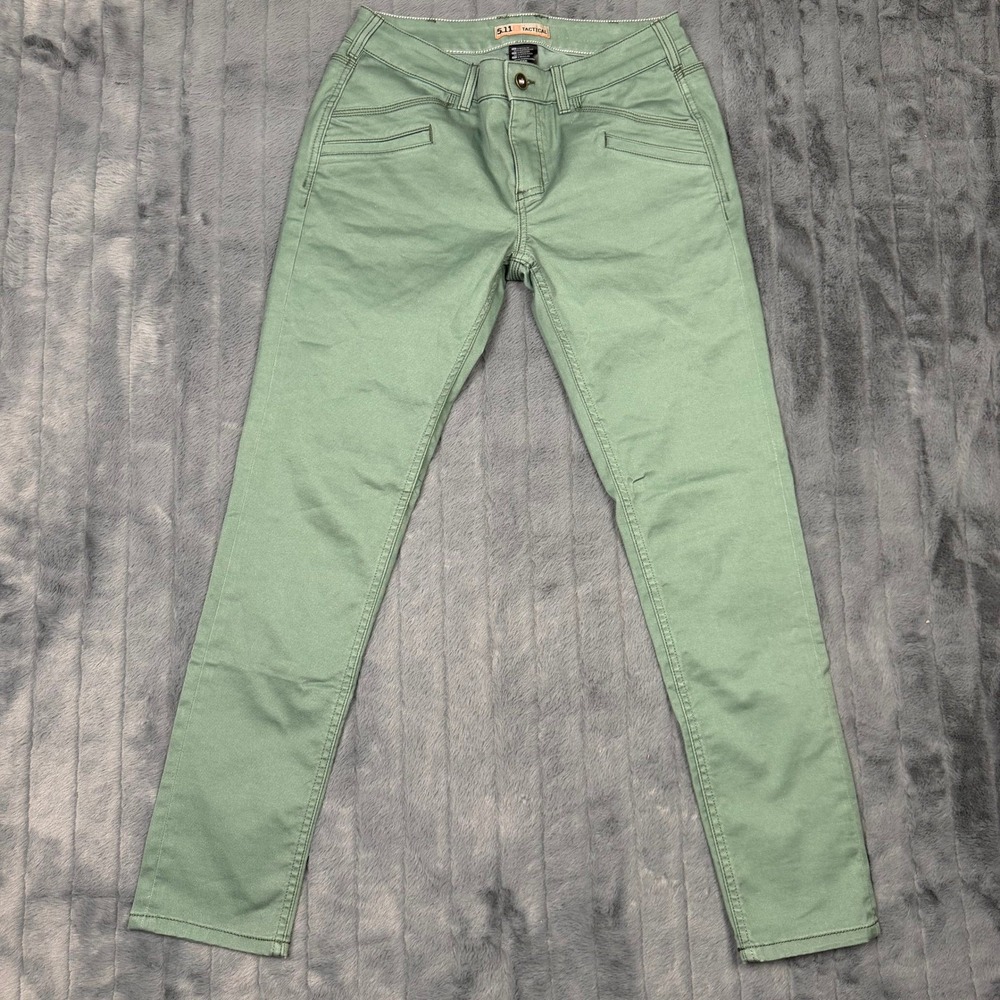 5.11 Tactical Wyldcat Pants Womens 8 Regular Sage Green Utility Slim Straight